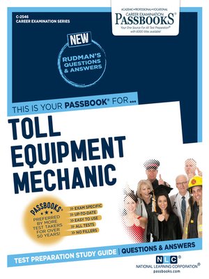 cover image of Toll Equipment Mechanic